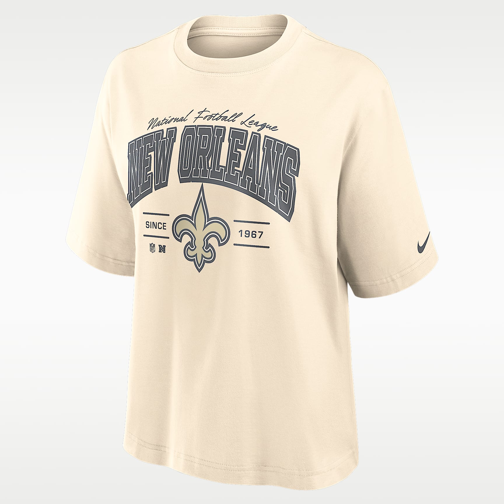 New Orleans Saints Vintage Mod Boxy Women's Nike NFL T-Shirt. Nike.com